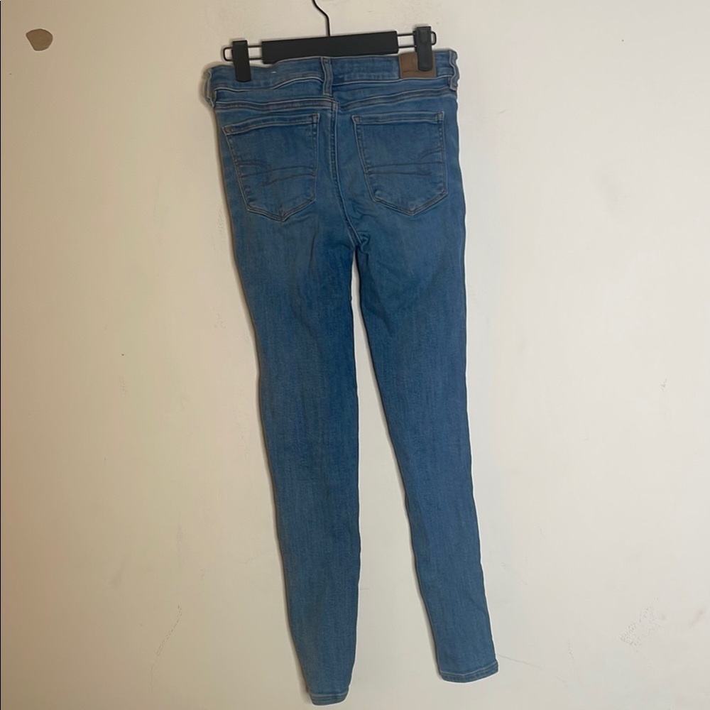 American Eagle Outfitters Denim Blue Skinny Jeans - Picture 4 of 6